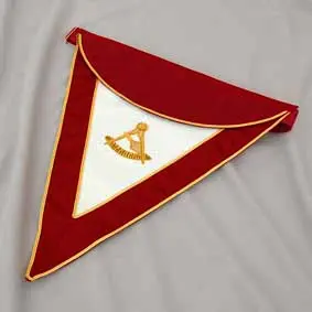 Past T.i. Master Apron - Lambskin   - Hand Embroidered Emblem (r&sm)
