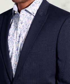 Alternative view of Tailored Fit Pegasus Navy Pin Dot Washable Suit Jacket