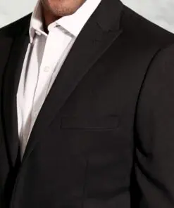 Alternative view of Tailored Fit Pegasus Black Washable Suit Jacket
