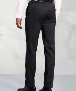 Alternative view of Tailored Fit Pegasus Charcoal Pin Dot Washable Suit Trousers