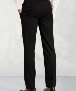 Alternative view of Tailored Fit Pegasus Black Washable Suit Trousers
