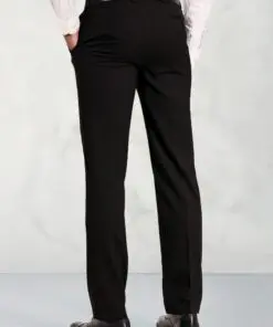Alternative view of Tailored Fit Pegasus Black Washable Suit Trousers