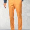 Tailored Fit Perry Peach Fine Twill Stretch Cotton Trousers