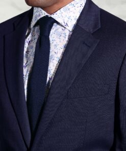 Alternative view of Tailored Fit Phoenix Navy Pin Dot Suit Jacket