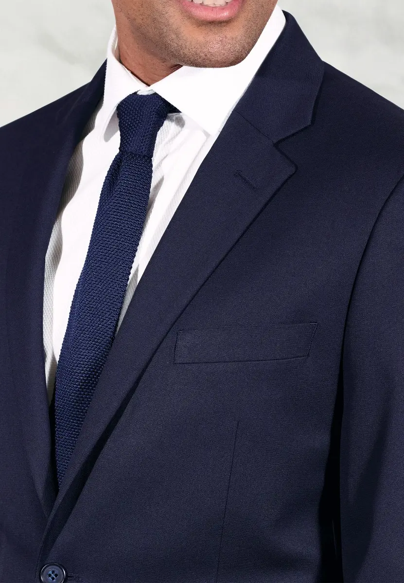 Tailored Fit Phoenix Navy Suit Jacket - Image 2