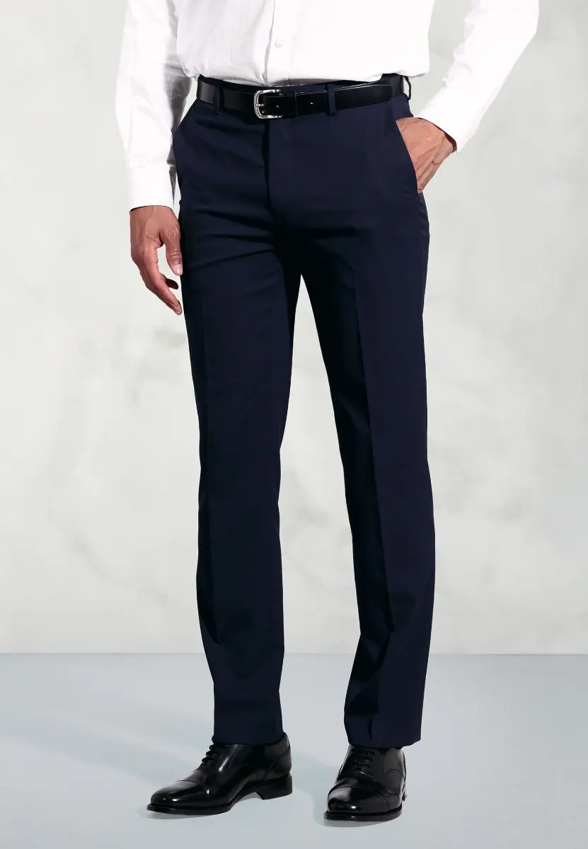 Tailored Fit Phoenix Navy Suit Trousers