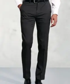 Tailored Fit Phoenix Charcoal Pin Dot Suit Trousers