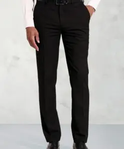 Tailored Fit Phoenix Black Suit Trousers
