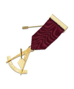 Royal and Select Master Past Masters Breast Jewel Metal Gilt