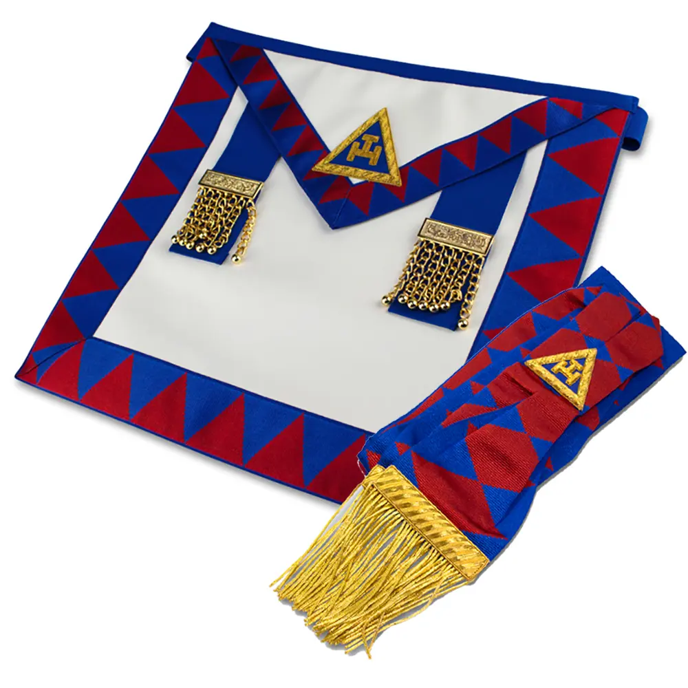 Royal Arch Provincial Apron & Sash Best Quality (no Badge)