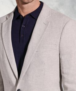 Alternative view of Tailored Fit Radcliffe Silver Grey Puppytooth Jacket