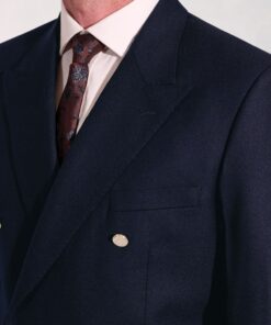 Alternative view of Regular Fit Reigate Navy Pure New Wool Double Breasted Blazer