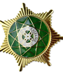 Royal Order of Scotland Star Jewel Metal Gilt & Enamel