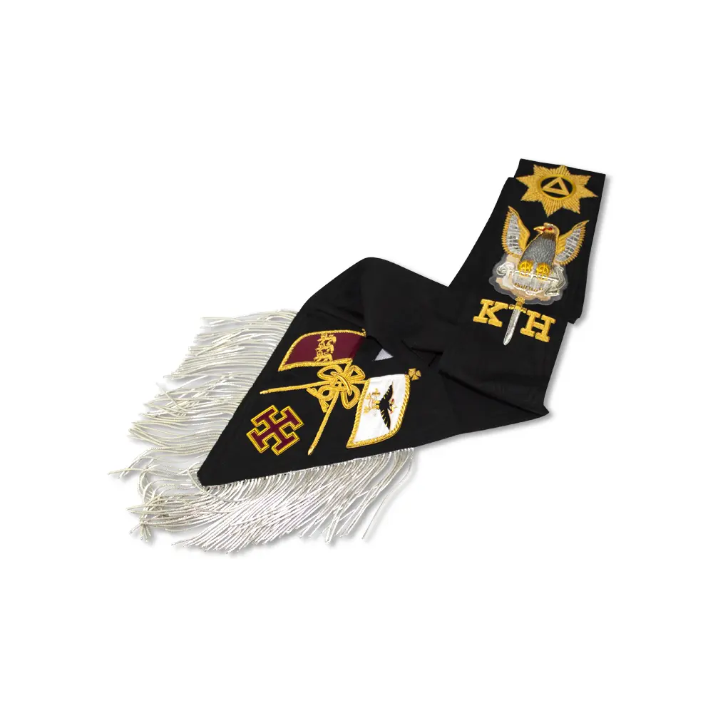 Rose Croix 30th Degree Sash Hand Embroidered