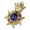 Rose Croix 31st Degree Star Jewel