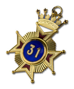 Rose Croix 31st Degree Star Jewel