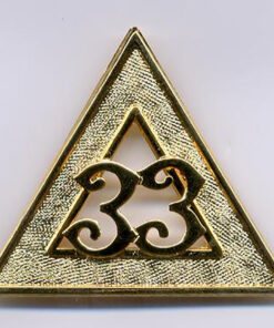 Rose Croix 33rd Degree Cap Badge