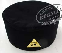 Rose Croix 33rd Degree Cap With Badge