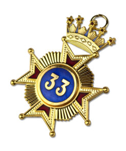 Rose Croix 33rd Degree Star Jewel