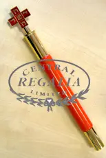 Rose Croix Baton Mws Enamel & Gilt Top