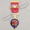 Rose Croix Pmws Presentation Breast Jewel Name & Number