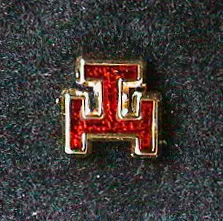 Royal Arch Lapel Badge Clutch Back
