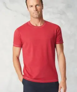 Ryton Red Pure Cotton T-Shirt
