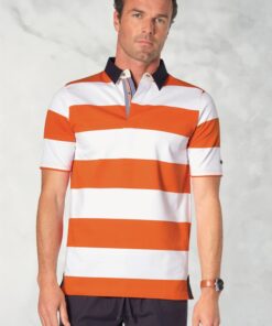 Sale Pure Cotton Burnt Orange Rugby Shirt