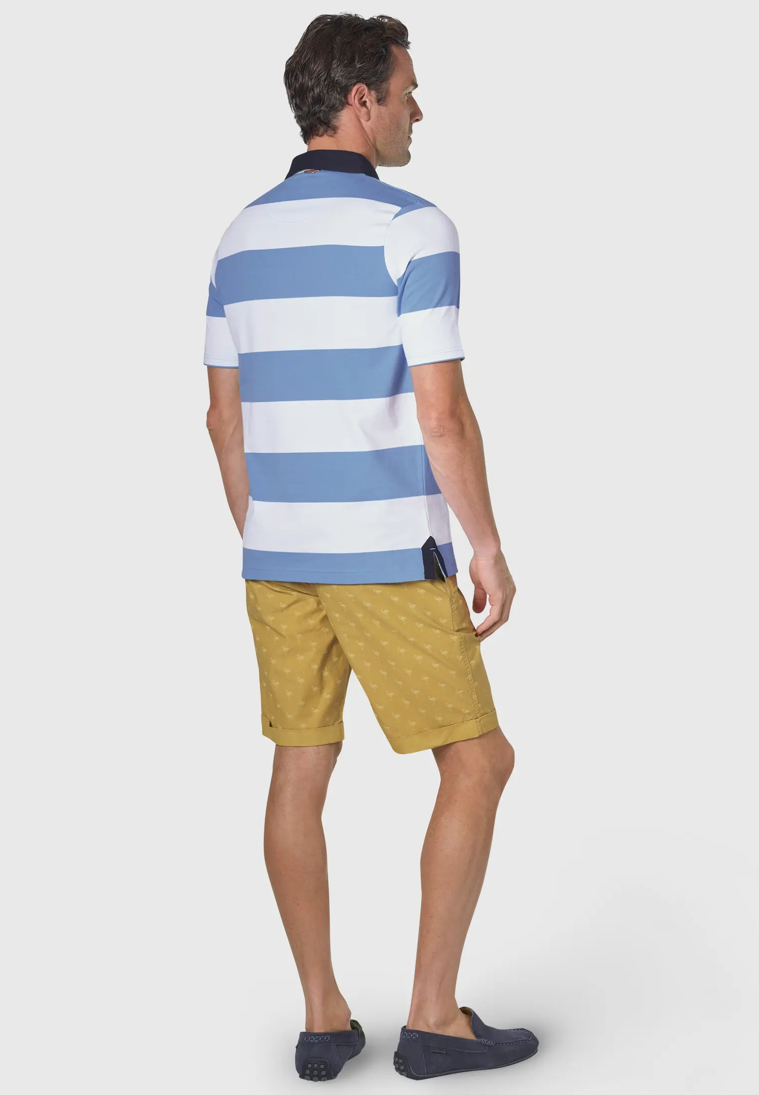 Sale Pure Cotton Sky Blue Rugby Shirt - Image 2