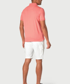 Alternative view of Seppi Pure Cotton Jersey Coral Polo Shirt