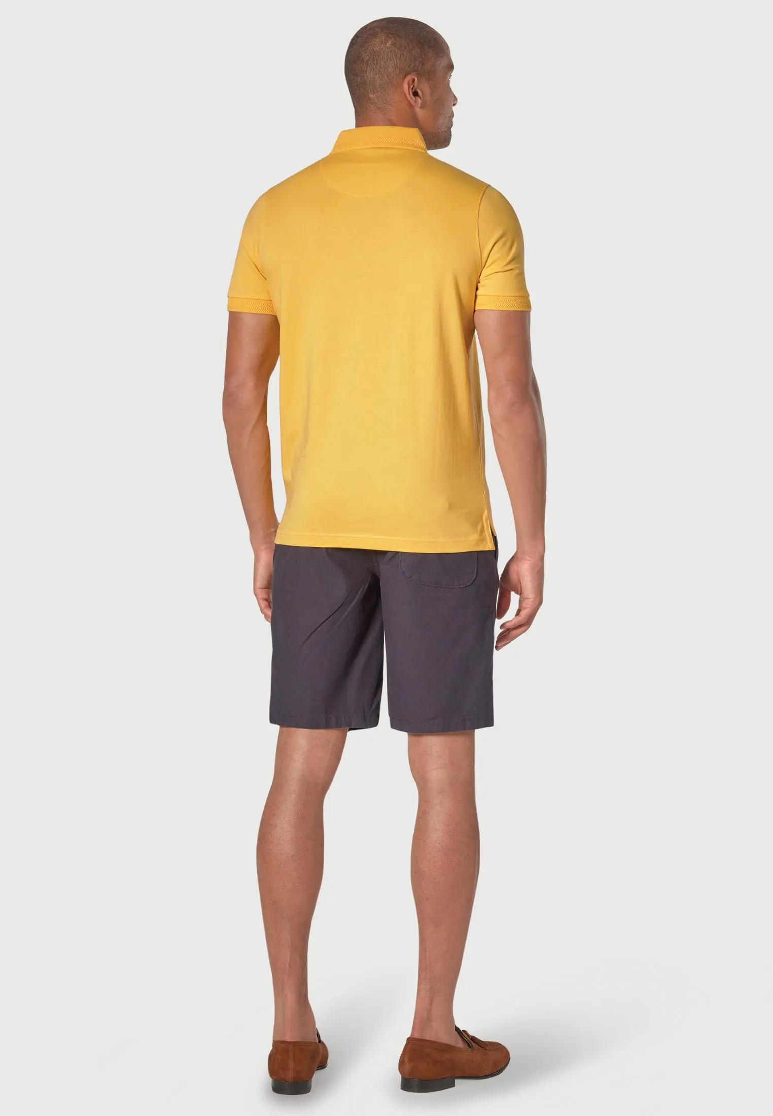 Seppi Pure Cotton Jersey Lemon Polo Shirt - Image 2