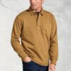 Sheridan Mustard Garment Dyed Cotton Rugby Shirt