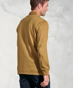 Alternative view of Sheridan Mustard Garment Dyed Cotton Rugby Shirt