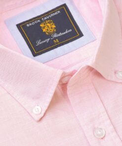 Alternative view of Regular Fit Rose Textured Cotton Short Sleeve Shirts