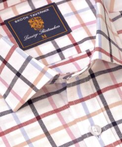Alternative view of Regular Fit Pink Tattersall Check Cotton Shirt