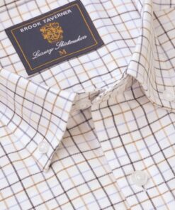 Alternative view of Regular Fit Blue Tattersall Check Cotton Shirt