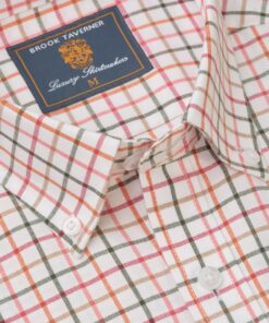 Alternative view of Regular Fit Red Tattersall Check Cotton Shirt