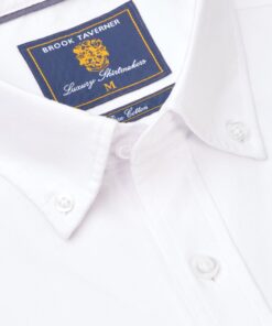 Alternative view of Regular Fit White Cotton Oxford Shirt