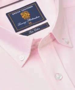 Alternative view of Regular Fit Pink Cotton Oxford Shirt