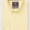 Regular Fit Lemon Cotton Oxford Shirt