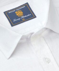 Alternative view of Regular Fit White Pure Linen Shirt