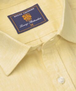 Alternative view of Regular Fit Lemon Pure Linen Shirt