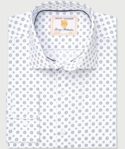 Tailored Fit Starburst Print Shirt