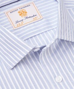 Alternative view of Tailored Fit Blue Stripe Shirt