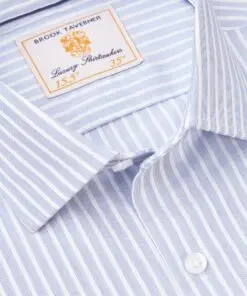 Alternative view of Tailored Fit Blue Stripe Shirt