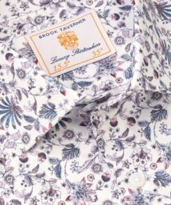 Alternative view of Tailored Fit Pink Ornate Floral Print 'Occasion' Shirt