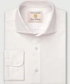Tailored Fit White Floral Print 'Occasion' Shirt