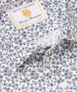 Alternative view of Regular Fit Lilac Ditsy Floral Shirt