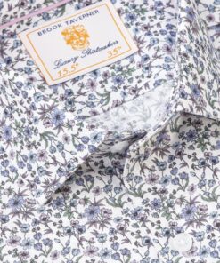 Alternative view of Tailored Fit Lilac Ditsy Floral Shirt