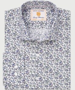 Tailored Fit Lilac Ditsy Floral Shirt